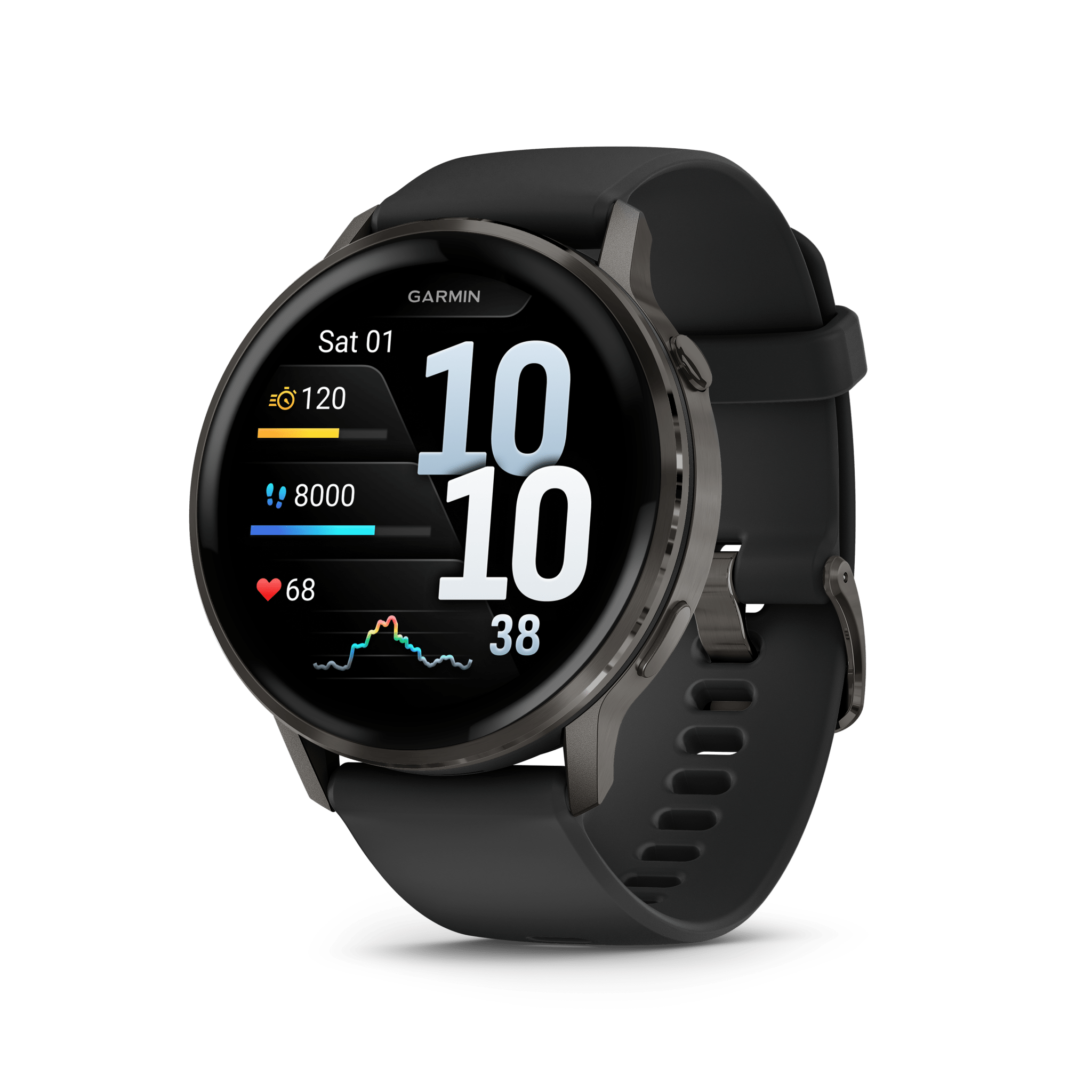 VENU 4 - 45MM, BLACK W/SLATE BLACK, WW