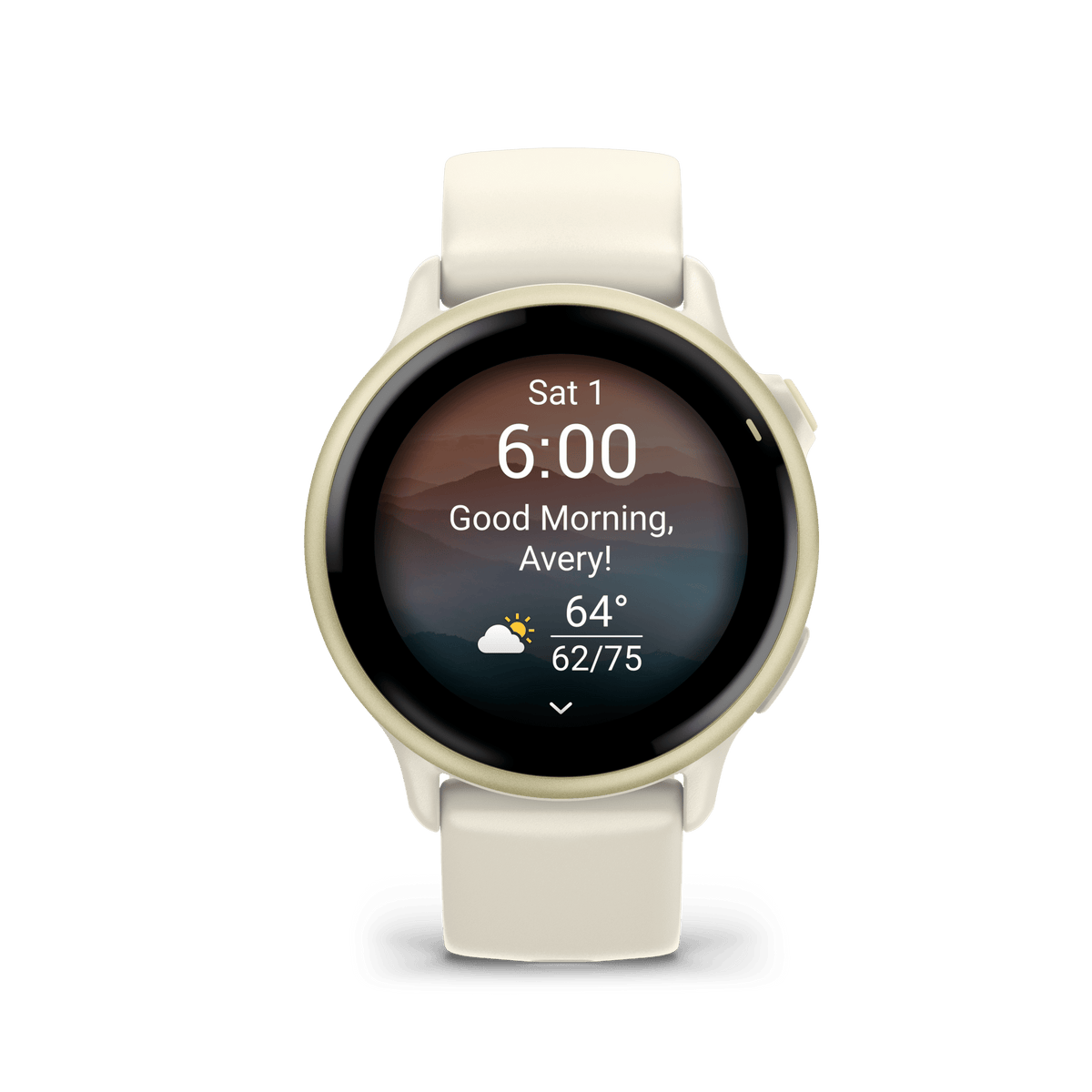 VIVOACTIVE 6 LUNAR GOLD WITH BONE BAND