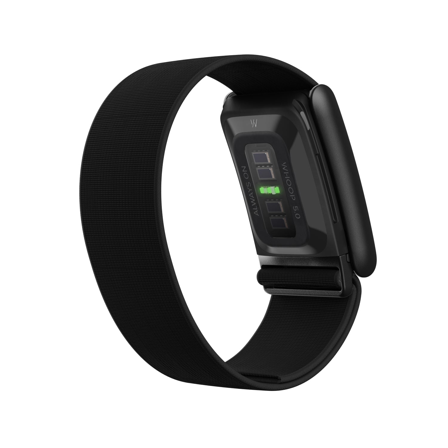 WHOOP - ONE 12 - MONTH MEMBERSHIP 5.0 HEALTH AND FITNESS WEARABLE - JET BLACK